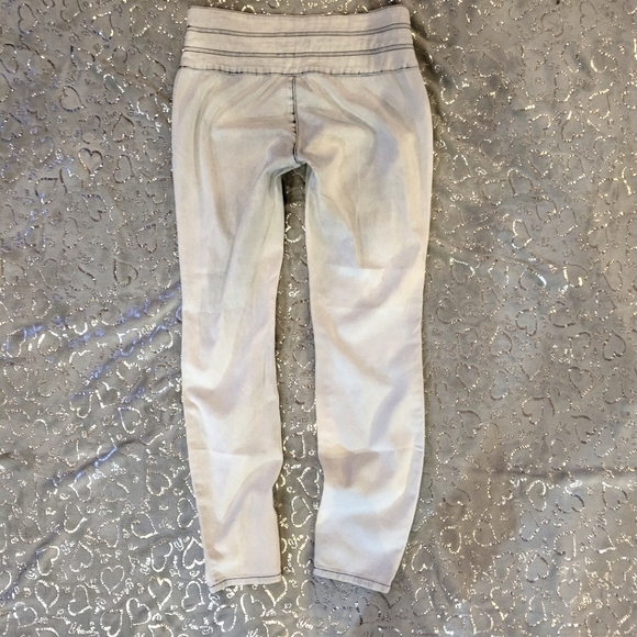 Acid Washed Jeans High Rise Waist Skinny Jeggings Side Zip Tatum Highrise LEI 7 - Picture 6 of 9